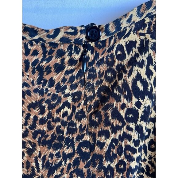 VINTAGE Savion Womens Size 8 Dark Floral Skirt Made In USA - Picture 8 of 11